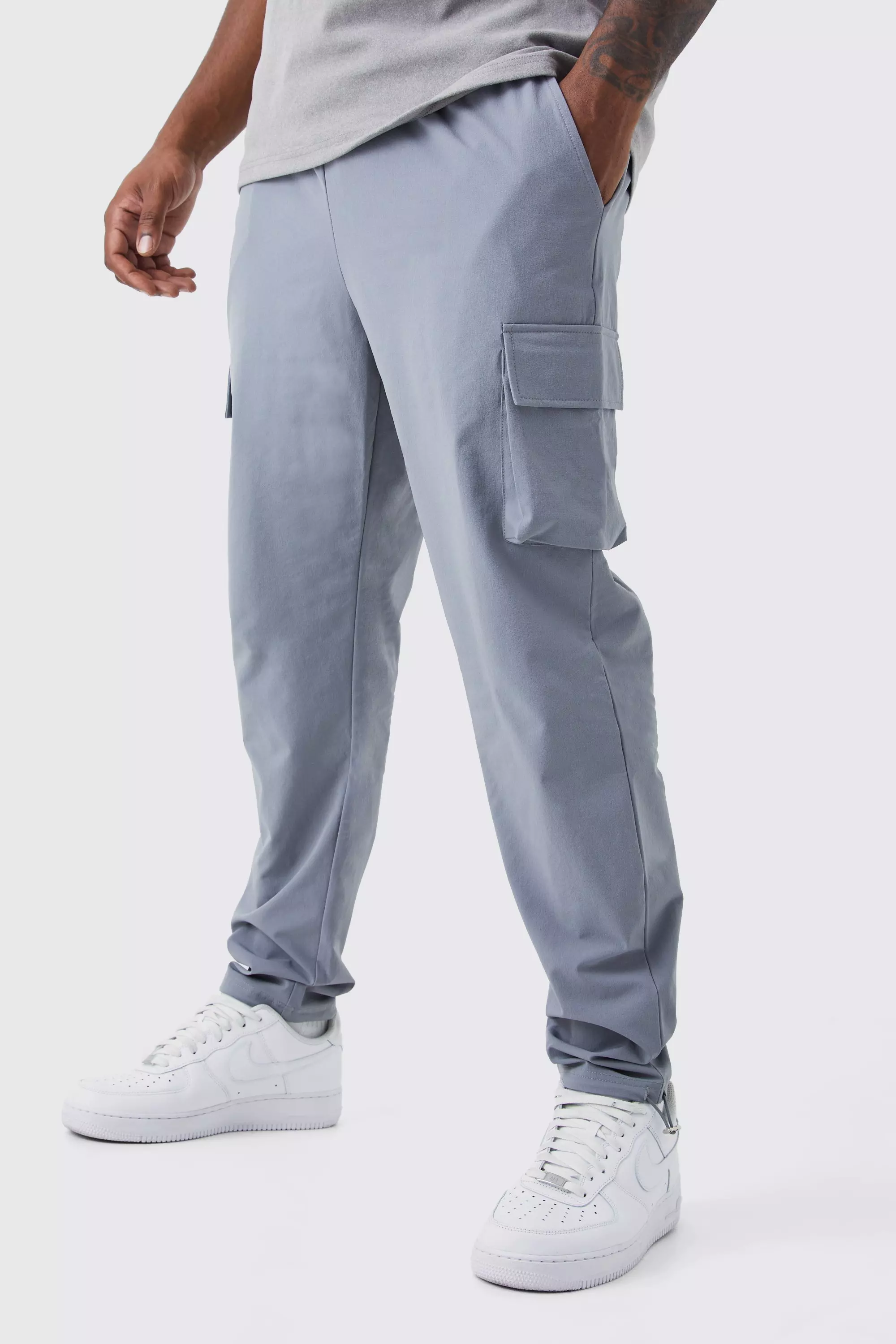 Mens skinny deals cargo pants